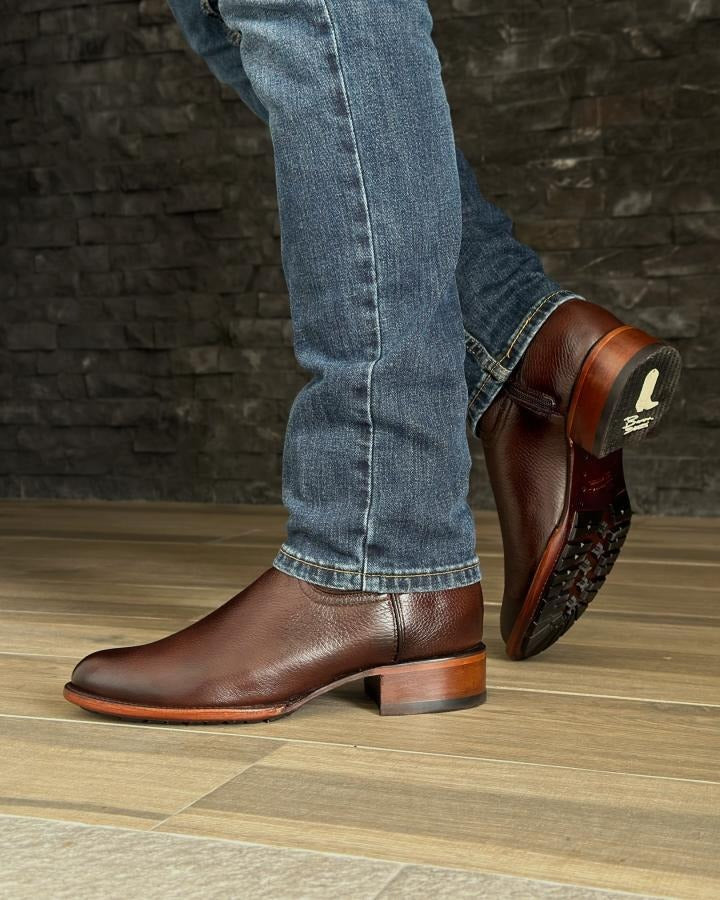 Men's Venado Deerskin Leather Ankle Boots