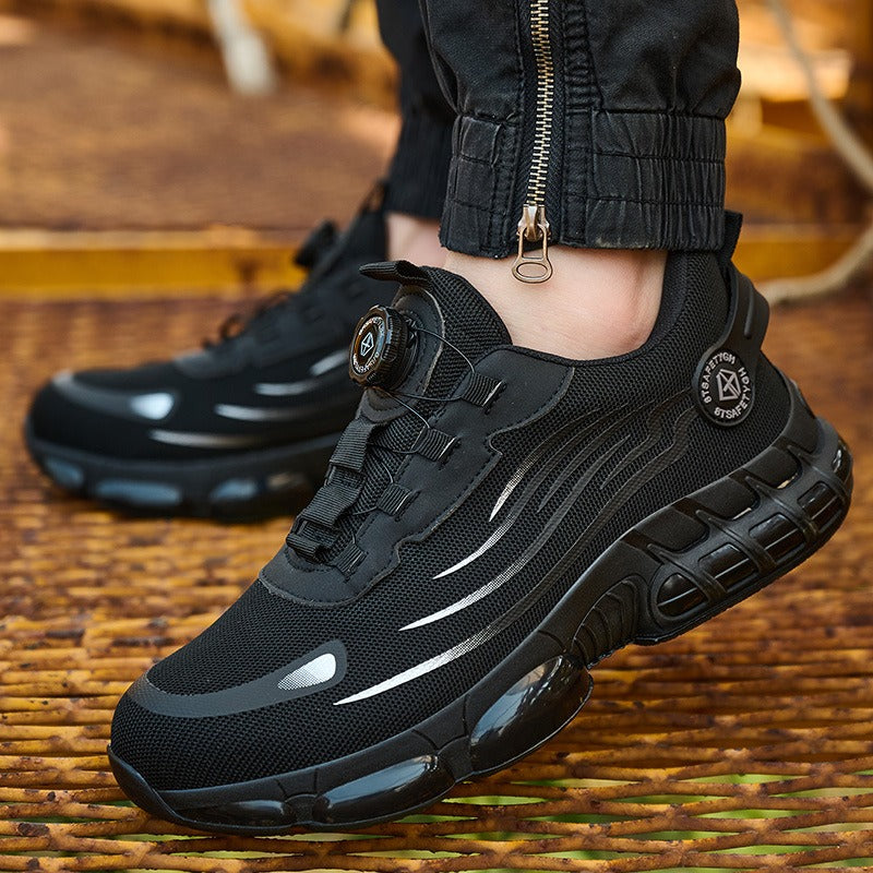 Men's Steel-toe Lightweight Puncture-resistant Work Shoes
