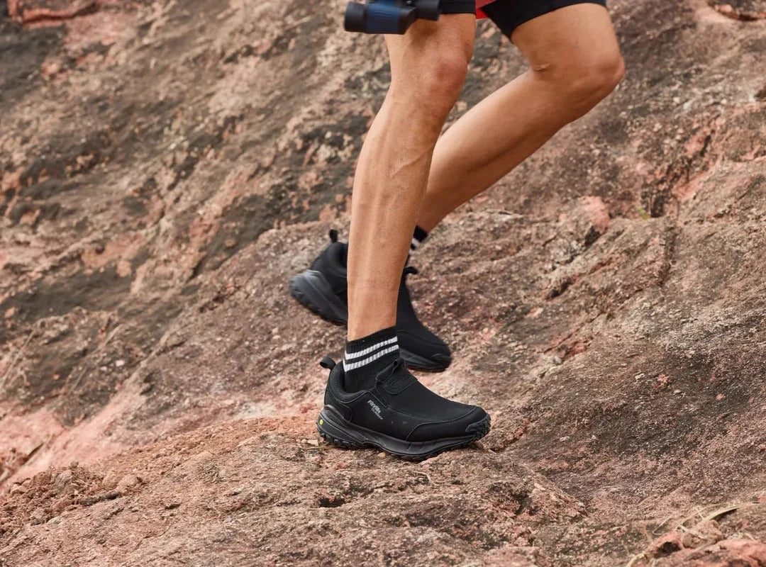 FitVille Men's Low-Top LugMax Outdoor Slip-On Sneakers