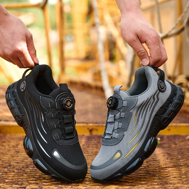 Men's Steel-toe Lightweight Puncture-resistant Work Shoes