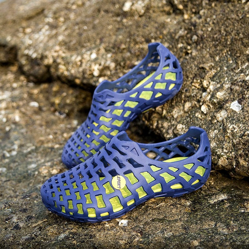 OwenGrid Summer Hollow Breathable Slip-On Sandals