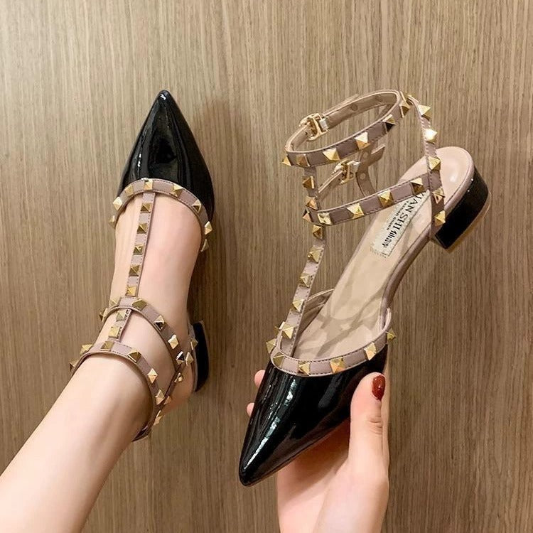OwenGrid Women Rivet Elegant Slipon Summer Flats