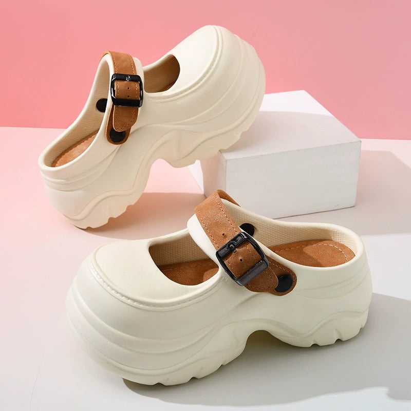 OwenGrid Women's Soft Lightweight Thick Sole Sandals