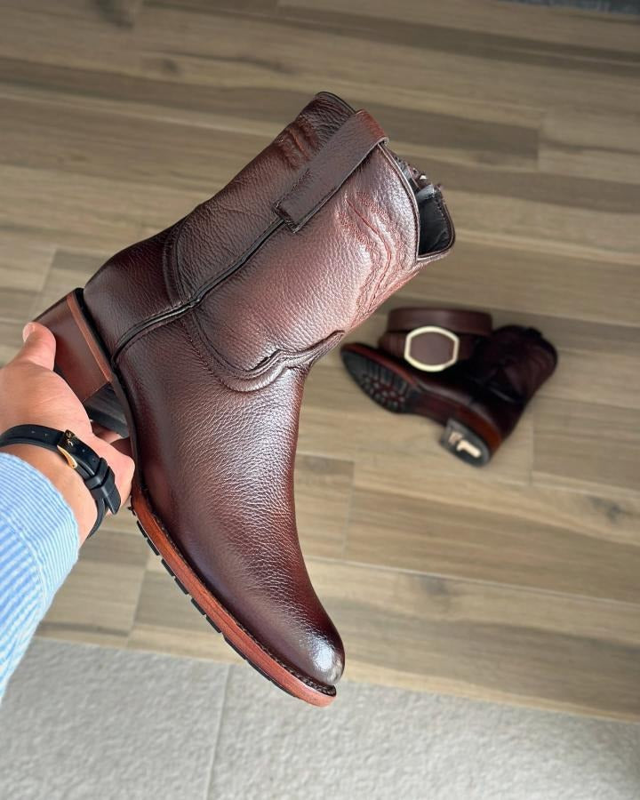 Men's Venado Deerskin Leather Ankle Boots