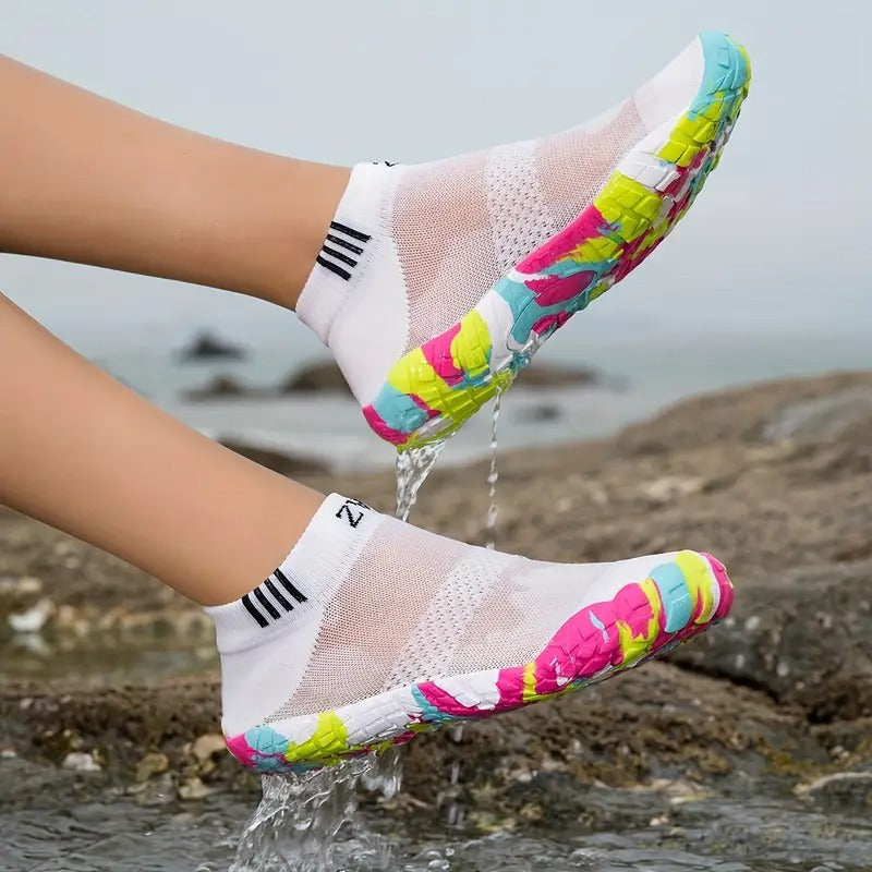 OwenGrid Women's Elastic Non-slip Rubber Water Shoes