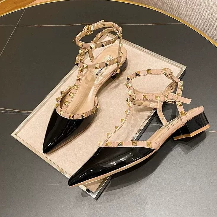 OwenGrid Women Rivet Elegant Slipon Summer Flats