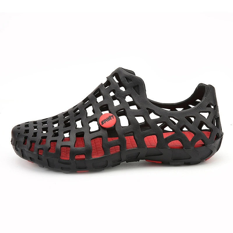 OwenGrid Summer Hollow Breathable Slip-On Sandals