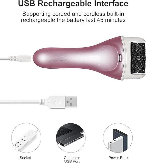 OwenGrid Portable Electric Foot Callus Remover