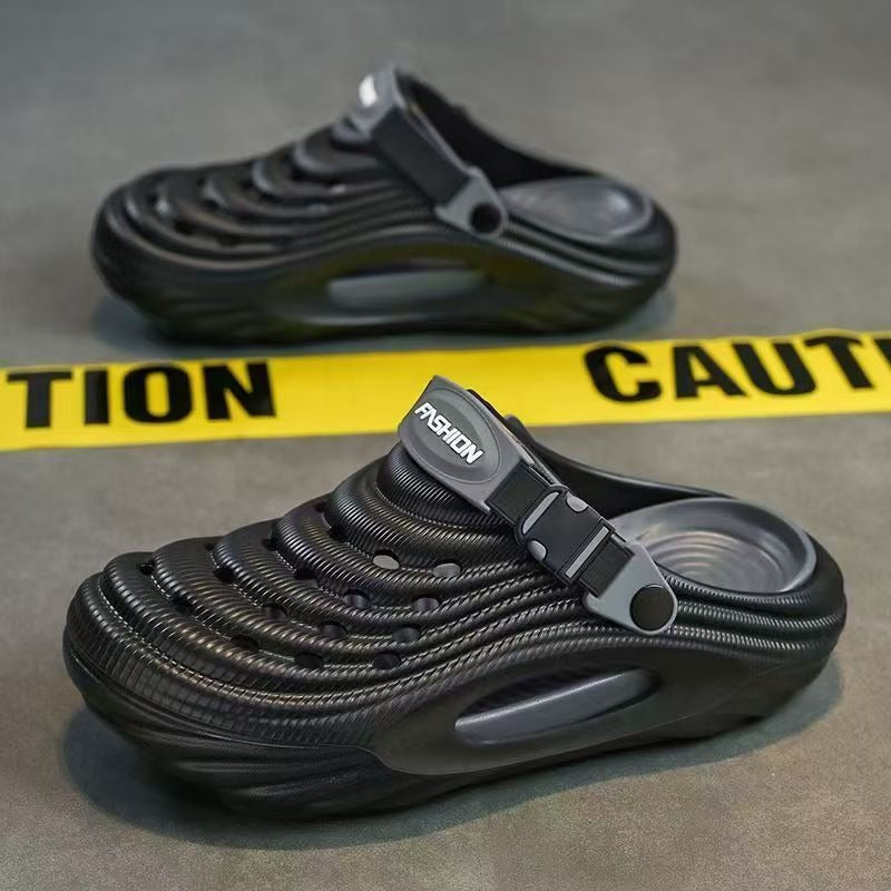 OwenGrid Mens Non-Slip Waterproof Thick-Soled Beach Shoes