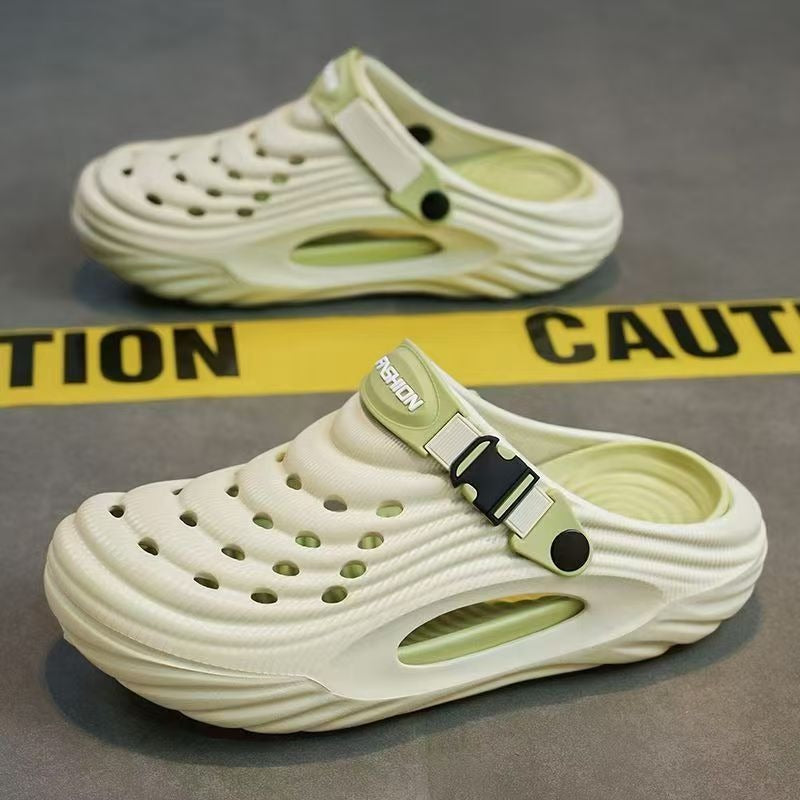 OwenGrid Mens Non-Slip Waterproof Thick-Soled Beach Shoes