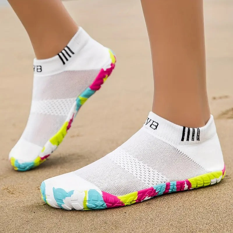 OwenGrid Women's Elastic Non-slip Rubber Water Shoes