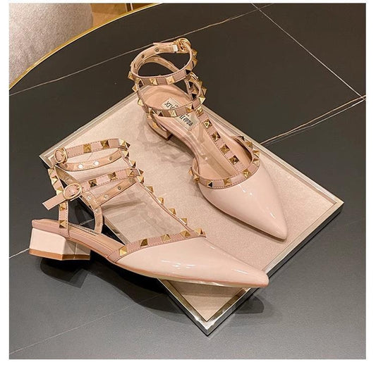 OwenGrid Women Rivet Elegant Slipon Summer Flats