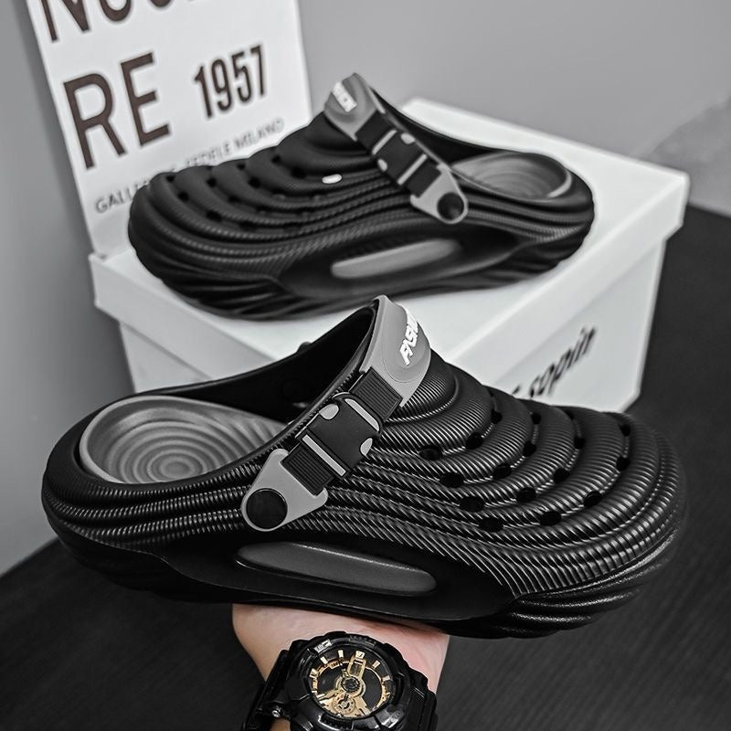 OwenGrid Mens Non-Slip Waterproof Thick-Soled Beach Shoes