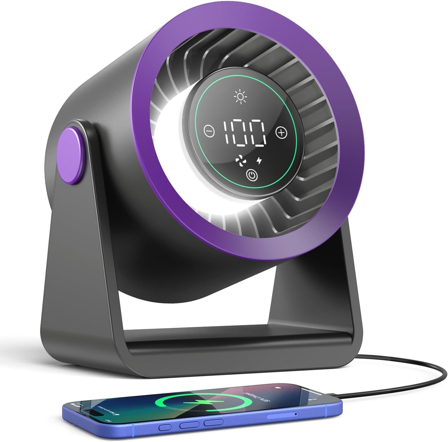 OwenGrid New Desktop Digital Display Turbo Powerful Fan