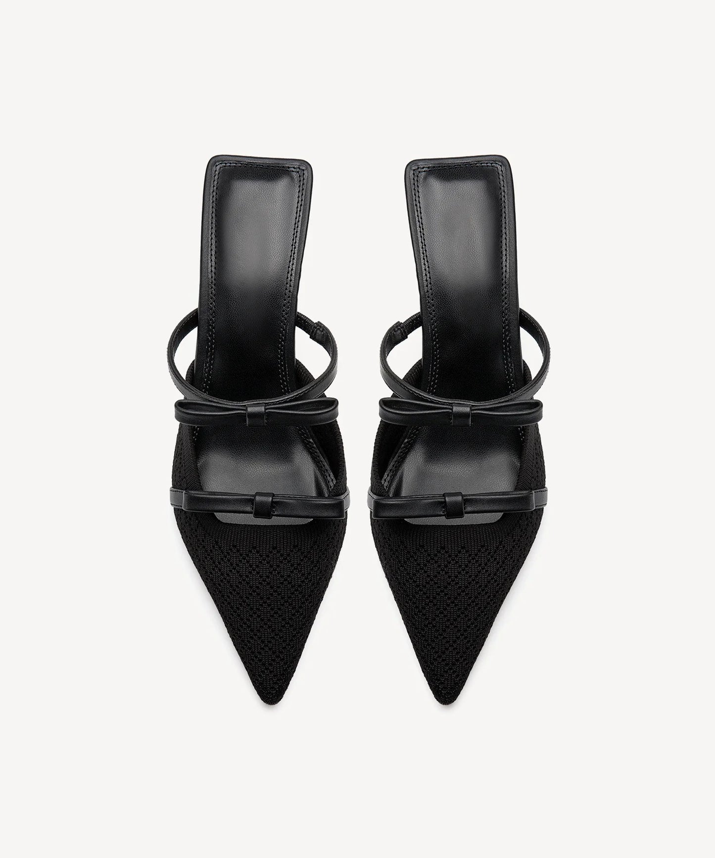 Women's Pointed Toe Heeled Mules