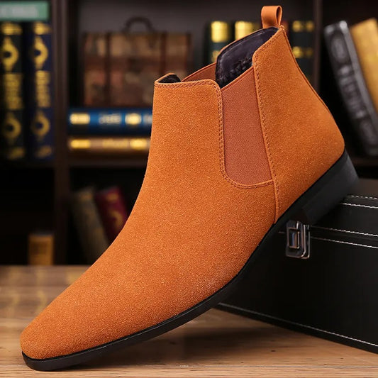 OwenGrid New Men's Business Leisure Chelsea boots