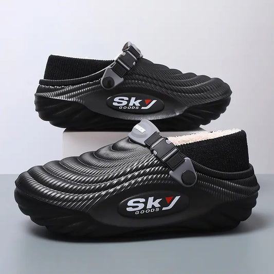 OwenGrid New Men's Thick Warm Winter & Autumn Cotton Slippers