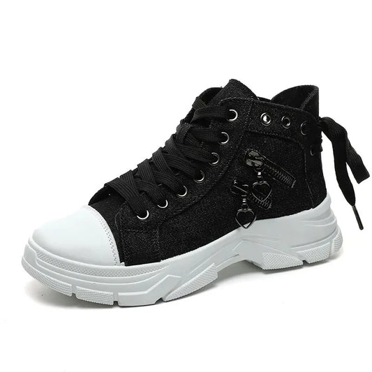 Women's High Top Canvas Sneakers