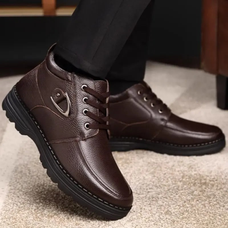 OwenGrid Men's New Thick Warm Cotton Shoes