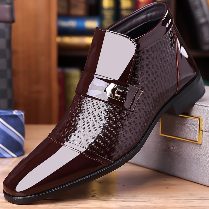 Men's Mid-Cut Business Formal Leather Shoes