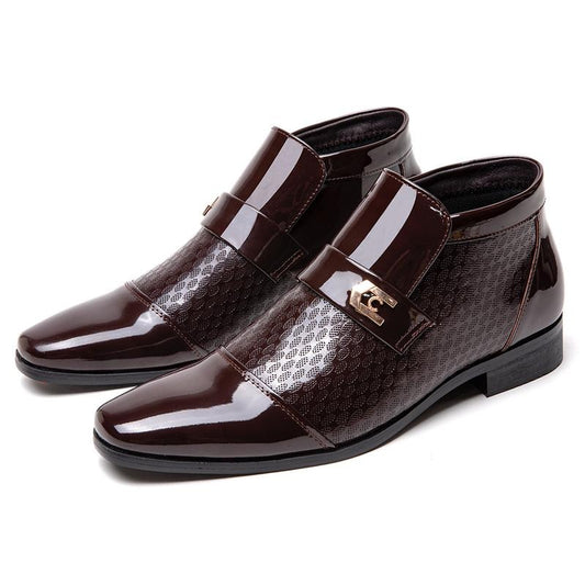 Men's Mid-Cut Business Formal Leather Shoes