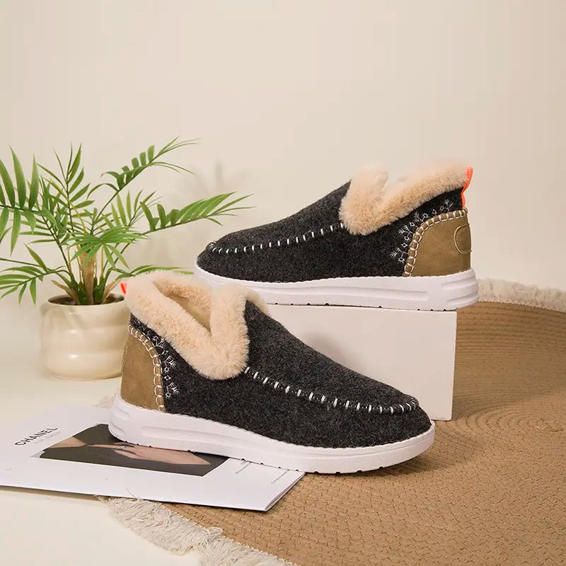 Women's Faux Fur Lined Waterproof Winter SnowBoots