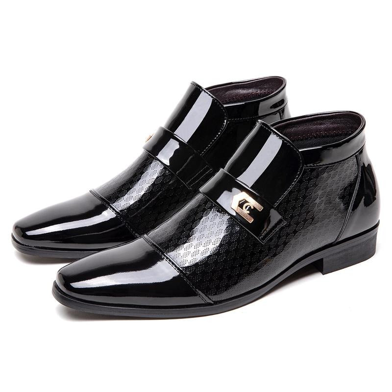 Men's Mid-Cut Business Formal Leather Shoes
