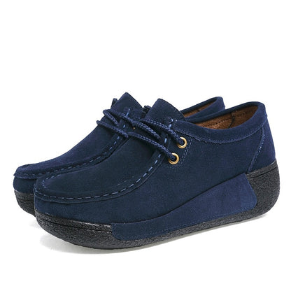 Women's Thick-soled Suede Casual Shoes
