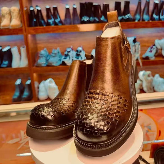 Men's Cowhide Chelsea Boots