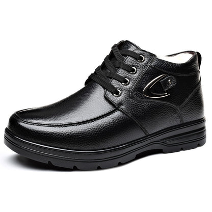OwenGrid Men's New Thick Warm Cotton Shoes