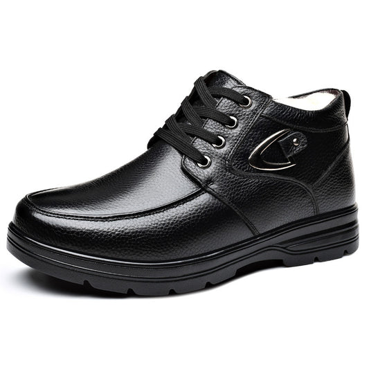 OwenGrid Men's New Thick Warm Cotton Shoes