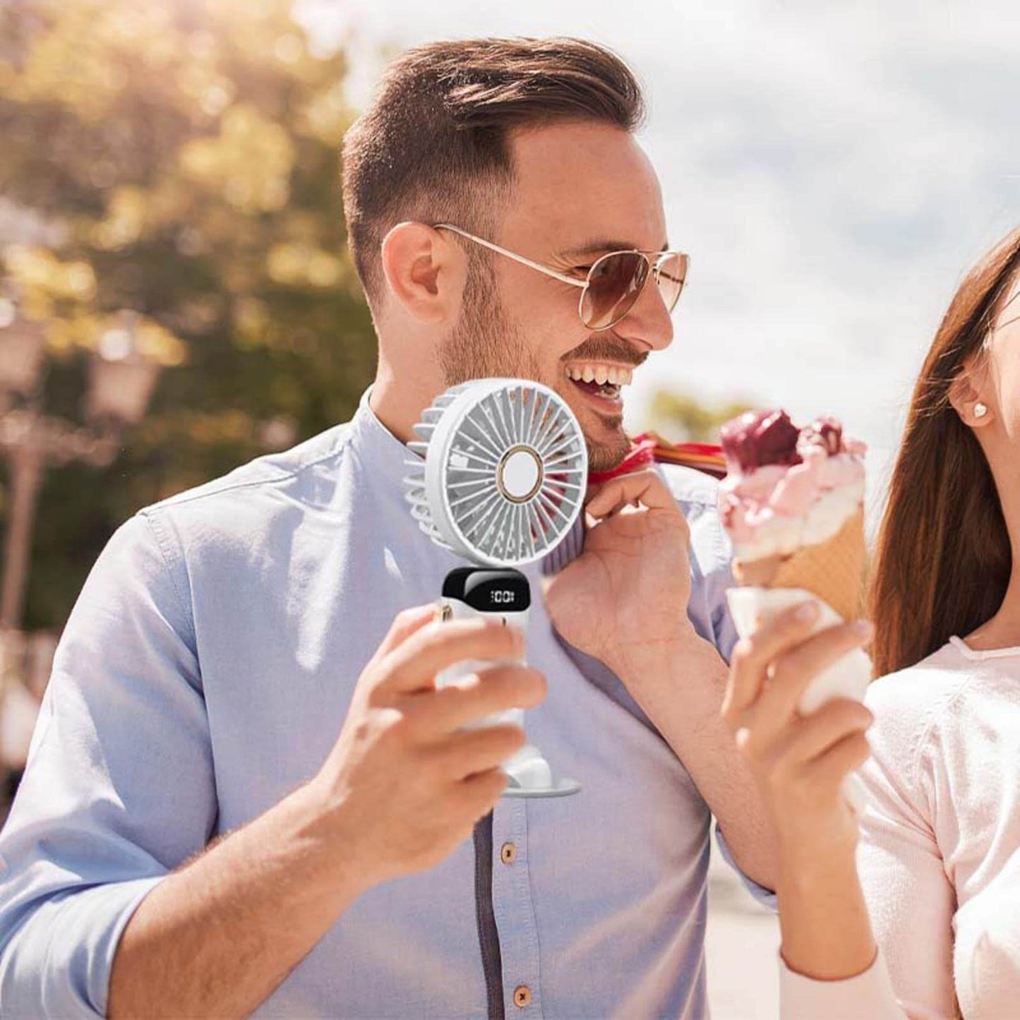 OwenGrid N15 Portable Fan Rechargeable