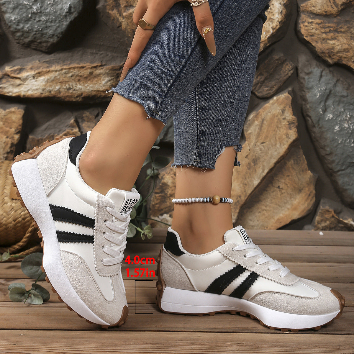 Women's Fashion  Breathable Casual Sneakers