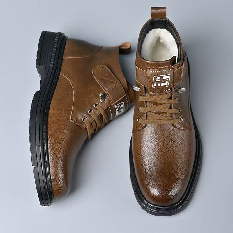 Men's Winter Warm High-Top Soft-Soled Martin Boots