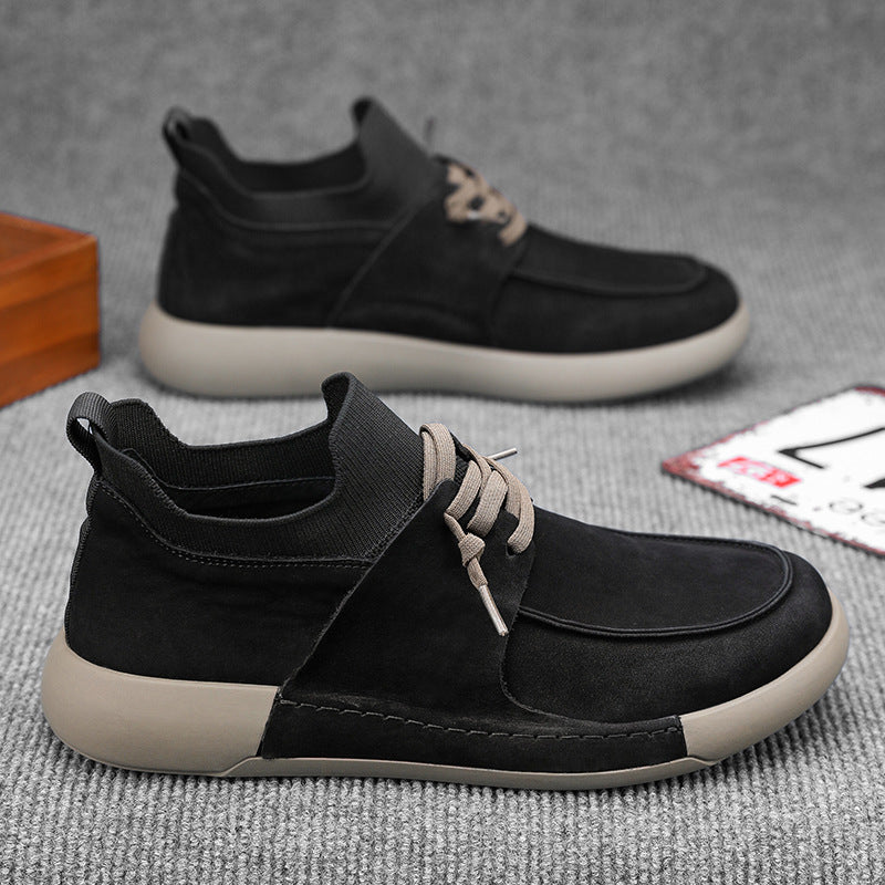 OwenGrid Men's Spring Non-Slip Casual Slip-On Loafers