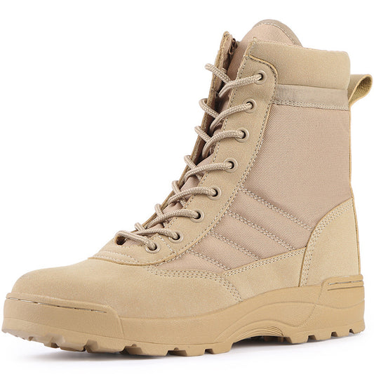 OwenGrid Men's Camping Hiking Waterproof Wear-resistant Boots