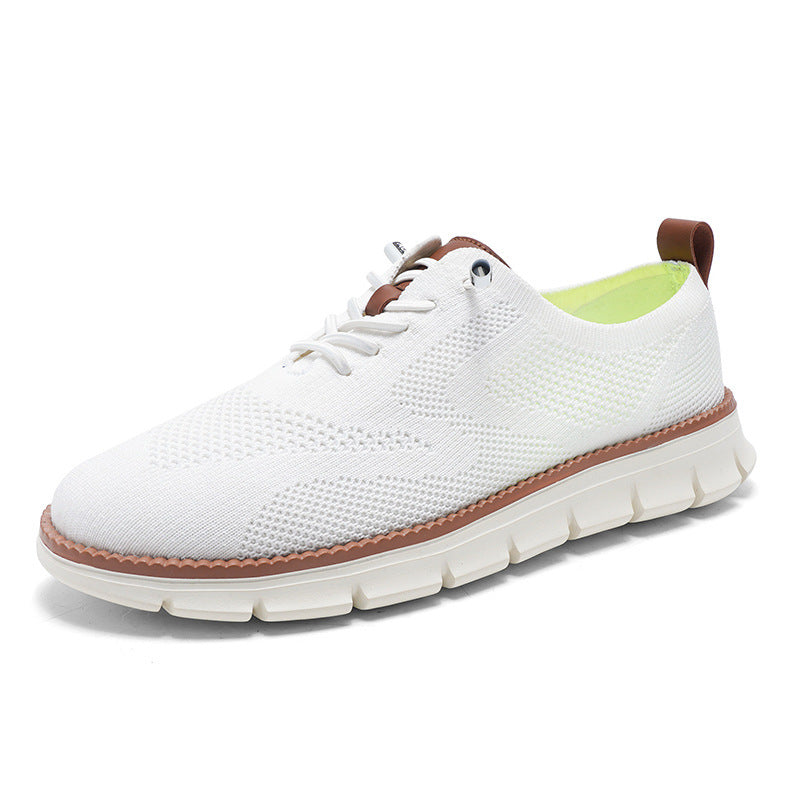 OwenGrid Men's Mesh Oxfords Business Casual Daily Wear Shoes