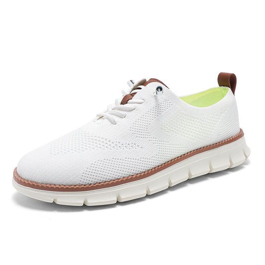 OwenGrid Men's Mesh Oxfords Business Casual Daily Wear Shoes