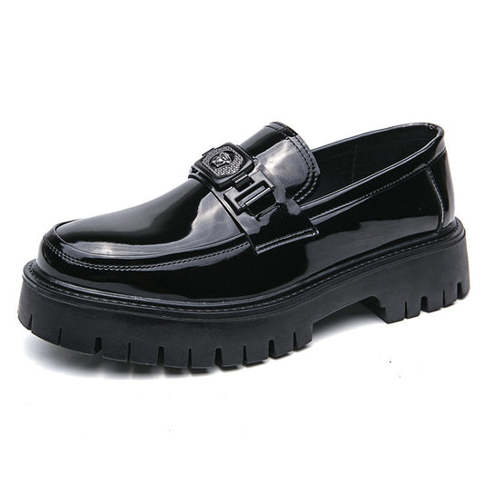 OwenGrid Men's Casual Tassel Decor Leather Slip-on Loafers