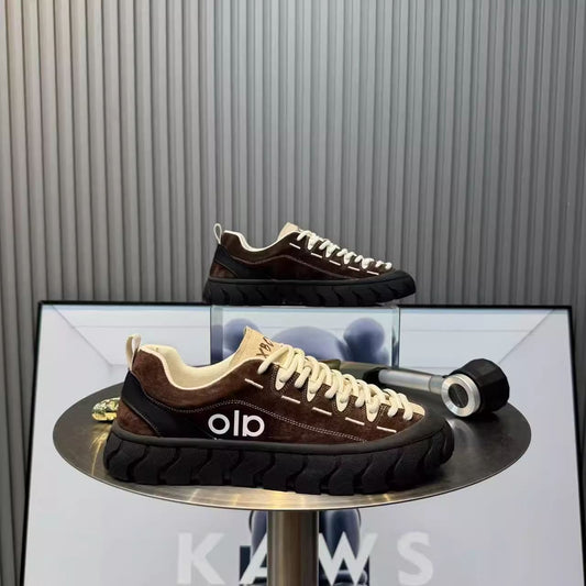 Men's Autumn Retro Versatile Suede Casual Shoes