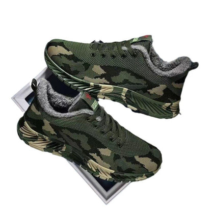 Outdoor Camouflage Regular Fur Lining Casual Sneakers
