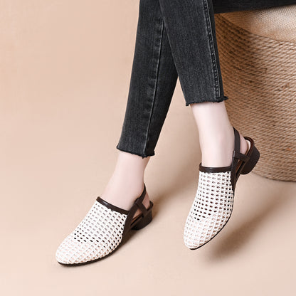Women's Weaving New Breathable Hollow Casual Sandals