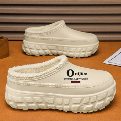 Autumn/Winter Non-Slip Outdoor Warm Closed-Toe Sandals