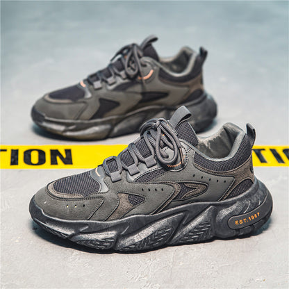 OwenGrid Men's Trendy Breathable Lace Up Casual Outdoor Sneakers