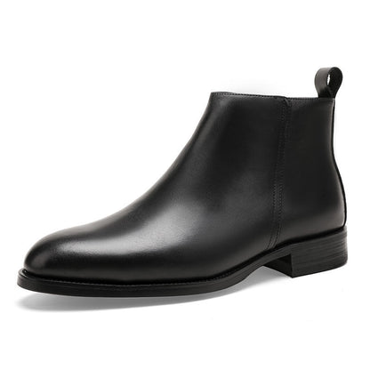 OwenGrid Men's New Comfortable Non Slip Chelsea Leather Shoes