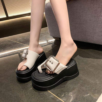 Women's Open-toe Wedge-heeled Platform Sandals