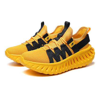 OwenGrid Men's Textile Lining Outdoor Rubber Sole Sports Casual Shoes