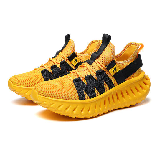 OwenGrid Men's Textile Lining Outdoor Rubber Sole Sports Casual Shoes