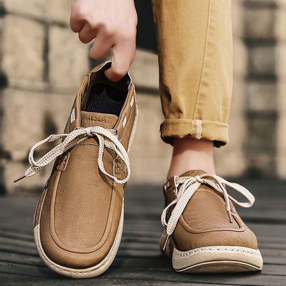 OwenGrid Men's Spring Non-Slip Casual Slip-On Loafers