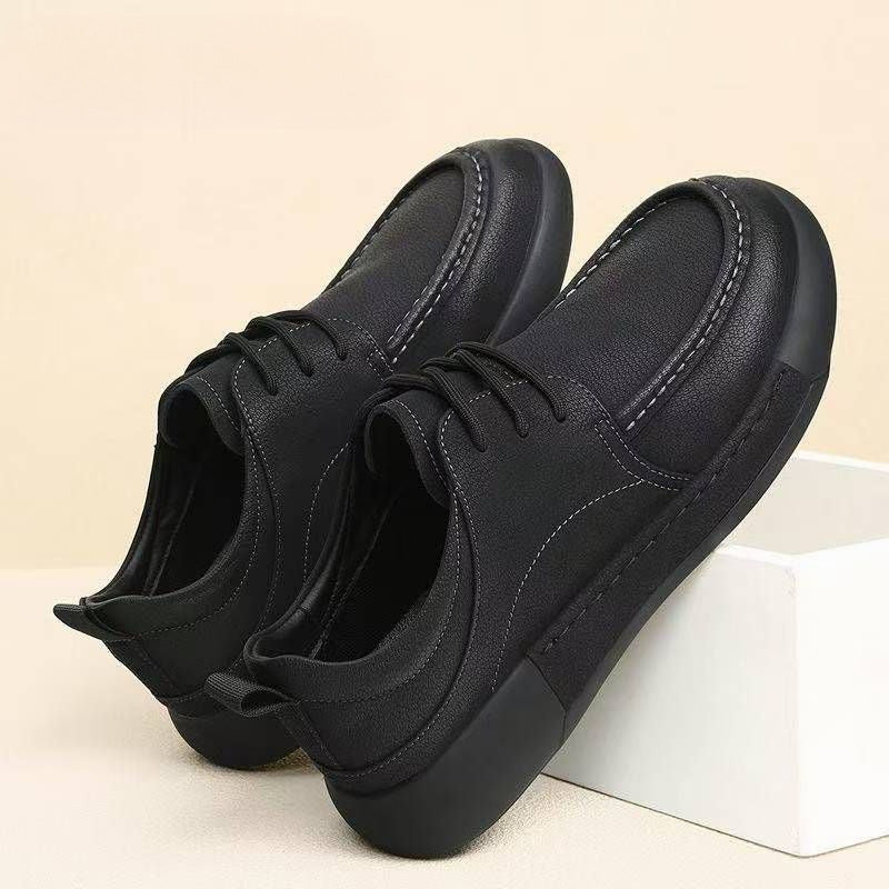 OwenGrid Men's Spring Retro Soft-Soled Casual Leather Shoes